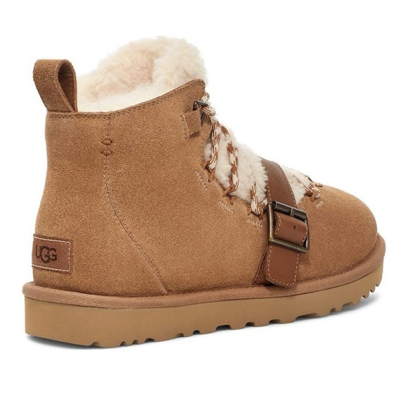 UGG Chestnut Dune Mini Shierling sz 8 - Picture 2 of 3